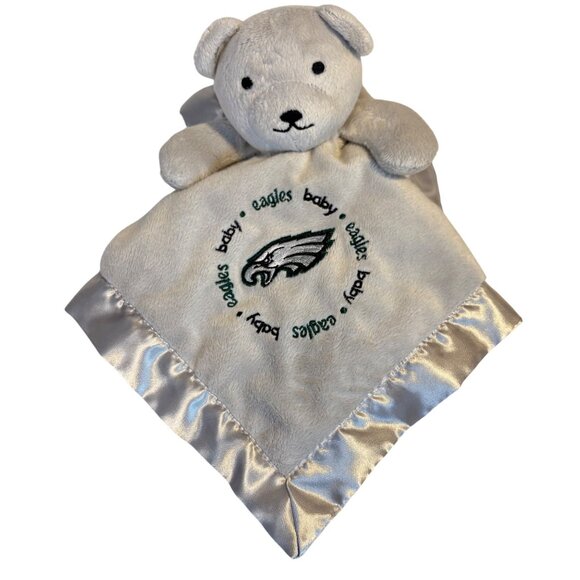 Philadelphia Eagles Baby Security Blanket Plush Lovey Teddy Bear By Baby Fanatic - Picture 4 of 9